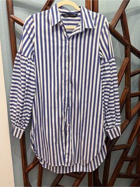 Zara Preppy Striped Dress